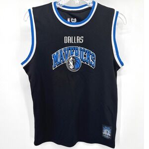 Dallas Mavericks Ultra Game Jersey Youth XL Boys 18-20 Black NBA Basketball Tank